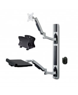 StarTech.com 2PASTSC-WALL-MOUNT desktop sit-stand workplace