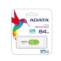 ADATA UV320 USB zibatmiņa 64 GB USB Type-A 3.2 Gen 1 (3.1 Gen 1) Zaļš, Balts