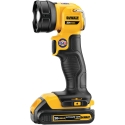 DeWALT DCL040 Must, Kollane LED