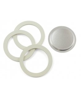 Bialetti 800032 coffee pot spare part Filter screen kit Aluminium 4 pc(s)