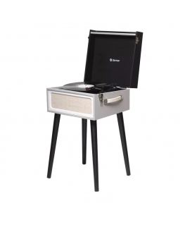 Denver VPR-250 vinüülimängija Must, Hall