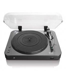 Lenco LBT-120BK audio turntable Belt-drive audio turntable Black Semi Automatic