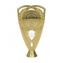 Plastic Golden Figurine with Space for Emblem