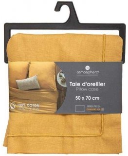 Atmosphera Tyynynpäällinen puuvillasta, 50 x 70 cm, harmaa