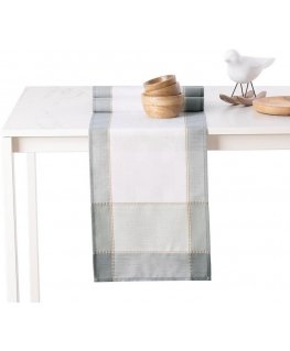 AmeliaHome TCLOTH/AH/LAVAL/Белый+Синий/30X160