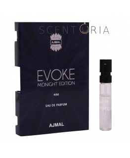 Ajmal Evoke Midnight Edition Eau De Parfum - sample 1.5 ml (man)