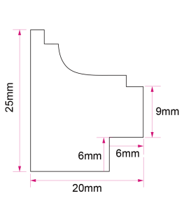 Nuotraukų rėmelis Focus Calla Gold 15x20