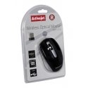 Activejet AMY-313 wireless computer mouse (optical 1200 DPI black)