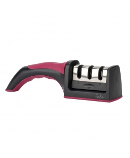 JATA HACC4541 knife sharpener Pull through knife sharpener Black, Red