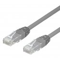 Deltaco U/UTP Cat6 patch cable, LSZH, 3m, grey Deltaco U/UTP Cat6 patch cable, LSZH, 3m, grey