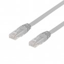 Deltaco TP-63 networking cable Grey 3 m Cat6 U/UTP (UTP)