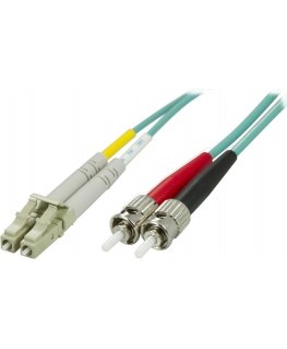 Deltaco LCST-61 InfiniBand/fibre optic cable 1 m 2x LC 2x ST Blue