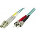 Deltaco LCST-61 InfiniBand/fibre optic cable 1 m 2x LC 2x ST Синий