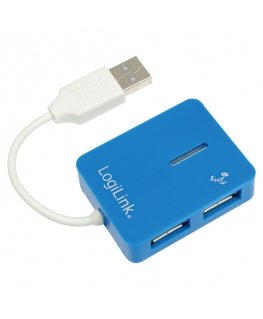 LogiLink USB 2.0 4-Port Hub 480 Mbit/s Sinine