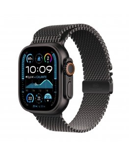 Apple Watch Ultra 2 GPS + Cellular 49mm Black Titanium Case with Black Titanium Milanese Loop - M