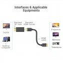 Vention DP Male to HDMI Female Adapter Black