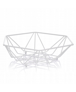 Hedelmäkori Dekoras 26 cm valkoinen AMBITION