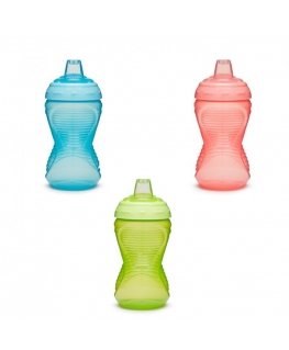 MUNCHKIN gertuvė su šiaudeliu, SIMPLE CLEAN, mėlyna, 90469, 237 ml