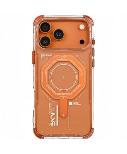 Skinarma "Magma" case for "iPhone 17 Pro Max", magnetic charging, orange