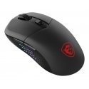 MSI VERSA 300 ELITE WIRELESS pele Speļu Labā roka RF Wireless + Bluetooth + USB Type-C Optisks 26000