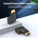 Vention AIQB0 kabeļu spraudņu pāreja HDMI Melns