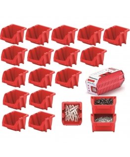 KISTENBERG KUWETY 10 BINEER SHORT 16tk. PUNASED 92x77x60mm