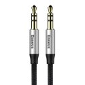 Baseus CAM30BS1 audio cable 1 m 3.5mm Black, Silver