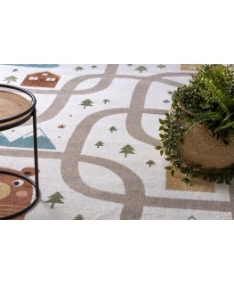 Kilimēlis BEO POLAR krēmkrāsā 140x190 Hakano