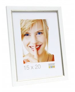 Deknudt S46AF1 Single picture frame Silver, White
