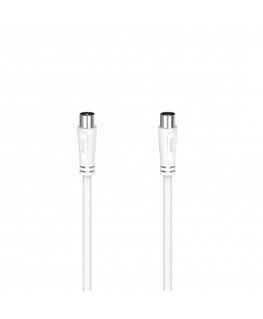 Hama 00205047 коаксиальный кабель 5 m Белый