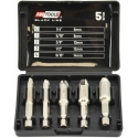 AW-Tools AWTOOLS SCREW EXTRACTORS 5pcs Black LINE
