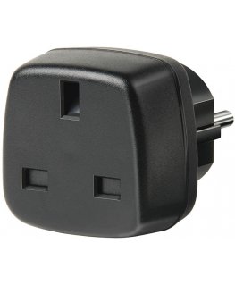 Brennenstuhl Travel Adapter GB/earthed адаптер питания / инвертор Черный