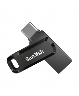 SanDisk Ultra Dual Drive Go USB atmintukas 64 GB USB Type-A / USB Type-C 3.2 Gen 1 (3.1 Gen 1) Juoda