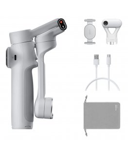 Insta360 Flow 2 AI Tracker Bundle Smartphone camera stabilizer Light grey