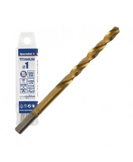 SPECIALIST+ metalo grąžtas TITAN, 1 mm, 10 vnt.