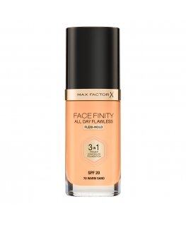 Max Factor Facefinity All Day Flawless 3 in 1 Foundation Pumppudel Pasta 70 WARM SAND