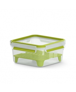 EMSA CLIP & GO XL Lunch container 1.3 L Green, Transparent 1 pc(s)
