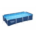 Bestway Steel Pro Rectangle Above Ground Pool 4.00 m x 2.11 m x 81 cm Bestway Steel Pro Rectangle Above Ground Pool 4.00 m x 2.11 m x 81 cm
