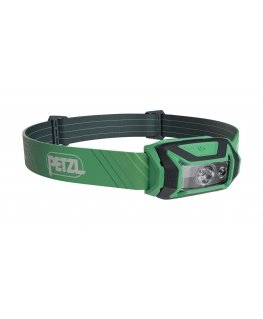 Petzl TIKKA CORE Vihreä Taskulamppu otsanauhalla