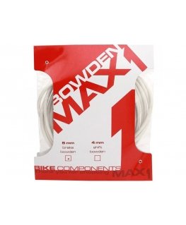 Bremžu bowden MAX1 5mm - balts, 3m