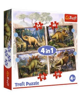 Trefl 34383 puzle 70 pcs Dinozauri