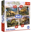 Trefl 34383 pusle 70 tk Dinosaurused