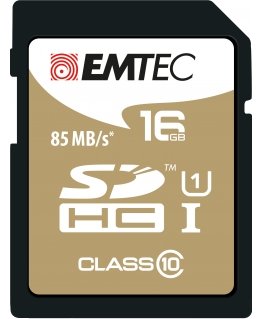 Emtec SDHC 16GB Class10 Gold + Класс 10
