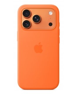 Apple iPhone 17 Pro Silicone Case with MagSafe – Orange