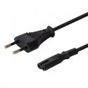 Savio CL-105 power cable Black 3 m IEC Type E (3.4 mm, 3.1 mm) IEC C7