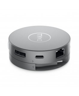 DELL DA310 Juhtmega ühendatud USB 3.2 Gen 2 (3.1 Gen 2) Type-C Hõbe