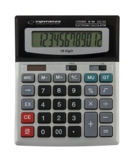 Esperanza ECL103 kalkulaator Lauaarvuti Tavaline kalkulaator Must, Hall