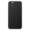 Devia Woven Pattern Design mobilo telefonu apvalks 14,7 cm (5.8") Aploksne Melns