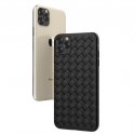 Devia Woven Pattern Design mobile phone case 14.7 cm (5.8") Cover Black Devia Woven Pattern Design mobile phone case 14.7 cm (5.8") Cover Black