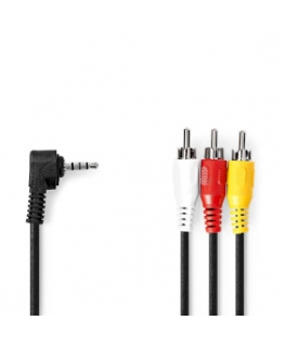 Nedis CVGL22400BK20 audio cable 2 m 3.5mm 3 x RCA Black